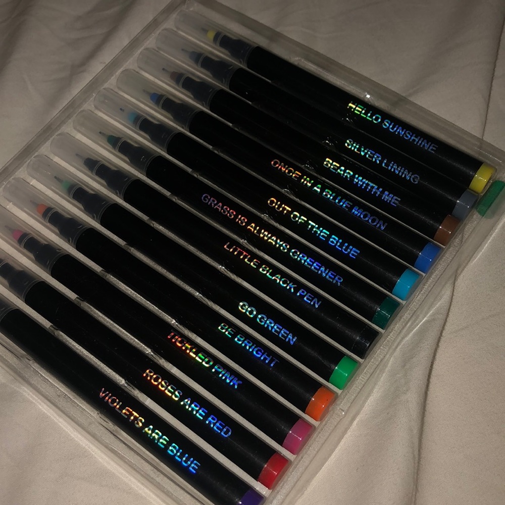 Gel pens